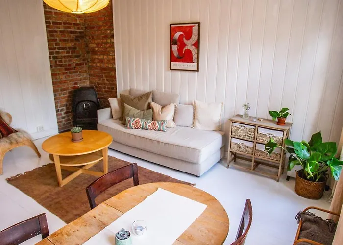 Charming 1800s W Fireplace And Free Parking Oslo